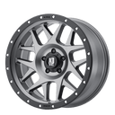 XD Xd127 Bully - 18X9 -12mm - Matte Gray Black Ring wheel with multi-spoke design, for off-road and 4x4 use