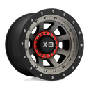 XD Xd137 Fmj - 20X9 00mm - Satin Black Dark Tint off-road wheel with multi-spoke design and beadlock-style rim ring