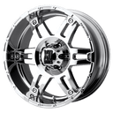 XD Xd797 Spy - 20X9 -12mm - Chrome heavy-duty off-road wheel with multi-spoke design for trucks and SUVs