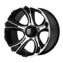 XD Xd801 Crank - 20X9 00mm - Matte Black Machined wheel with multi-spoke design for off-road vehicles