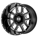 XD Xd828 Delta - 20X9 -12mm - Gloss Black Milled