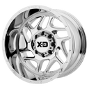 XD Xd836 Fury - 20X9 00mm - Chrome wheel with multi-spoke design, polished finish for off-road and 4x4 vehicles