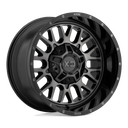XD Xd842 Snare - 20X9 00mm - Gloss Black Gray Tint wheel with multi-spoke design and beadlock-style rim detailing