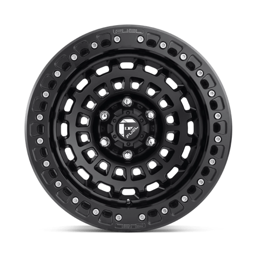 Fuel 1PC D101 Zephyr Beadlock - 17X9 -15mm - Matte Black