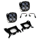 Baja Designs 2019+ Silverado Fog Pocket for Silverado 1500/2500/2500 HD FPK SAE with LED pods and mounting brackets