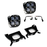 Baja Designs 2019+ Silverado Fog Pocket for Silverado 1500/2500/2500 HD FPK SAE with LED pods and mounting brackets