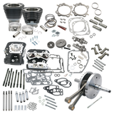 S&S Cycle 07-17 BT 124in Hot Set Up Kit - Wrinkle Black