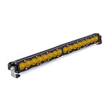 Baja Designs S8 Series Wide Driving Pattern Straight 20in LED Light Bar - Amber with black aluminum housing for off-road use