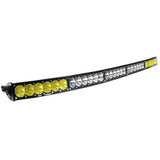 Baja Designs OnX6 Arc Series Dual Control Pattern 50in LED Light Bar - Amber/White with rugged aluminum housing for off-road use