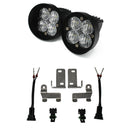 Baja Designs 12+ Toyota Tacoma Squadron Sport WC LED Light Kit - Clear with dual high-intensity LED pods and steel mounting brackets