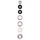 Bilstein B1 Suspension Hardware Kit Components with precision washers, bushings, and mounting nut for suspension assembly.
