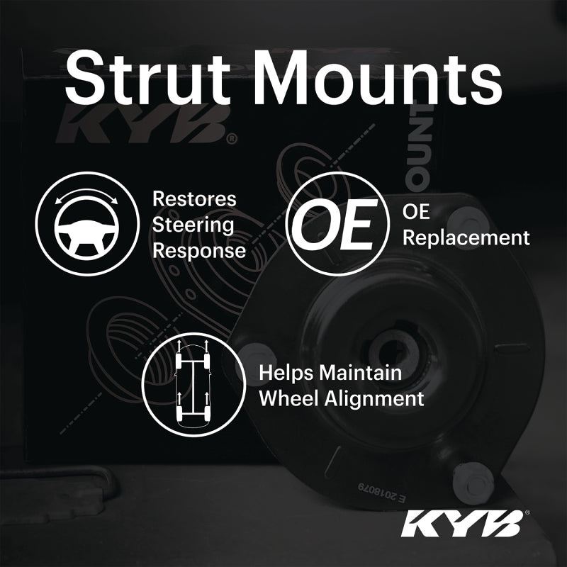 KYB Shocks & Struts Front Strut Mount (individual) SM5895 for 15-21 Chevrolet Colorado / GMC Canyon with OE replacement quality