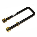 A pair of Old Man Emu Leaf Spring U-Bolt OMEU53B (Pack of 2) for Toyota 4Runner, Hilux, Tundra, Tacoma on a white background, showcasing their compatibility with the Toyota 4Runner and potential use in ARB off-road applications.