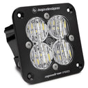 Baja Designs Squadron Pro Black Wide Cornering Pattern Flush Mount LED Light Pod - Black with quad high-output LEDs and durable black housing