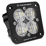 Baja Designs Squadron Pro Black Wide Cornering Pattern Flush Mount LED Light Pod - Black with quad high-output LEDs and durable black housing