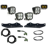 Baja Designs 17-20 Ford F-150 Raptor S2 SAE Pro Fog Pocket Kit - Amber high-performance LED fog lights with wiring and mounting brackets