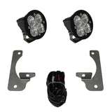 Baja Designs 13-16 Jeep JK Rubicon X/10th Anne/Hard Rock Squadron-R Pro LED Light Kit with mounts and wiring harness