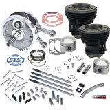 S&S Cycle 70-84 BT 96in Sidewinder Big Bore Stroker Kit - Gloss Black