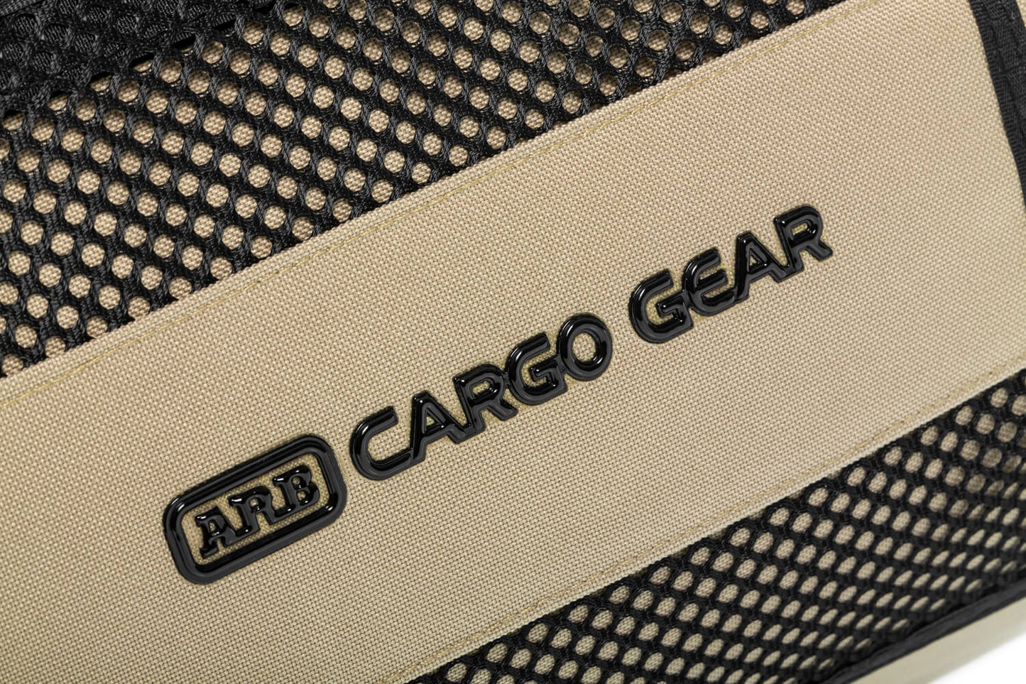 ARB Medium Stormproof Bag 10100330 with abrasion-resistant PVC mesh pocket and reinforced ARB Cargo Gear label panel