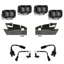 Baja Designs 19-22 Dodge RAM 1500 Rebel / 21-22 1500 TRX S2 SAE Dual Clear LED fog light kit with mounts and wiring harnesses
