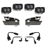 Baja Designs 19-22 Dodge RAM 1500 Rebel / 21-22 1500 TRX S2 SAE Dual Clear LED fog light kit with mounts and wiring harnesses