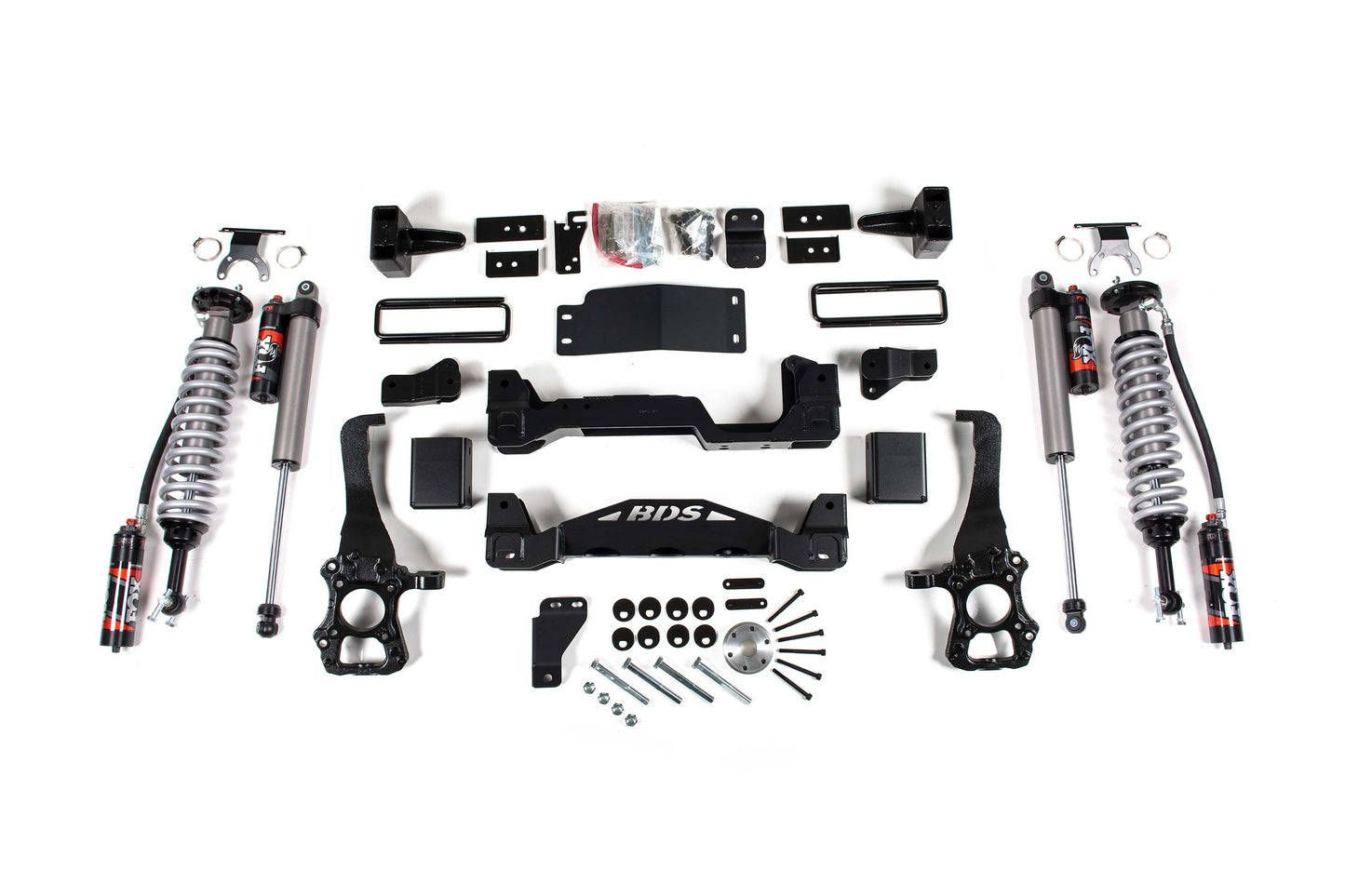 BDS 4 Inch Lift Kit | FOX 2.5 Performance Elite Coil-Over | Ford F150 (15-20) 4WD heavy-duty suspension components by BDS Suspension