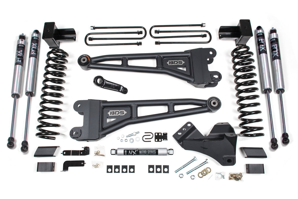 BDS 5 Inch Lift Kit w/ Radius Arm | Ford F250/F350 Super Duty (23-24) 4WD | Diesel