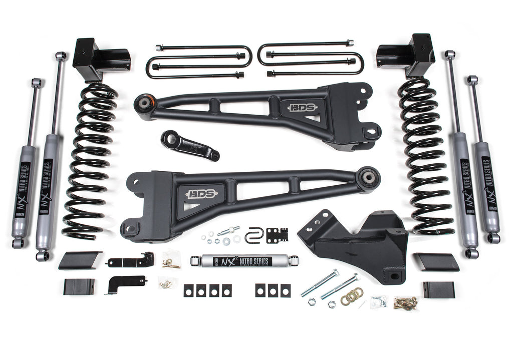 BDS 5 Inch Lift Kit w/ Radius Arm | Ford F250/F350 Super Duty (23-24) 4WD | Diesel