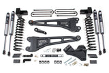 BDS Suspension BDS 4 Inch Lift Kit w/ Radius Arm for 2017-2019 Ford F250/F350 Super Duty 4WD Diesel with heavy-duty coil springs and shocks
