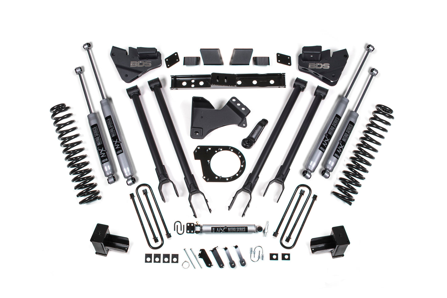 BDS Suspension BDS 7 Inch Lift Kit w/ 4-Link | Ford F250/F350 Super Duty (20-22) 4WD Diesel high-performance suspension components