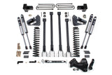 BDS Suspension BDS 4 Inch Lift Kit | 4-Link Conversion | Ford F250/F350 Super Duty (17-19) 4WD Diesel with coil springs and performance shocks