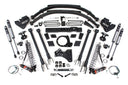 BDS Suspension BDS 8 Inch Lift Kit w/ 4-Link and FOX 2.5 Performance Elite Coil-Over Conversion for 2017-2019 Ford F250/F350 Super Duty Diesel