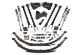 BDS Suspension BDS 4 Inch Lift Kit | 4-Link Conversion | Ford F250 / F350 Super Duty (17-19) 4WD | Gas with heavy-duty leaf springs, shocks, and mounting hardware