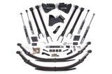 BDS Suspension BDS 5 Inch Lift Kit w/ 4-Link | Ford 2020-22 F250/F350 Super Duty Diesel heavy-duty shocks, leaf springs, and link arms components