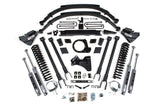 BDS 9 Inch Lift Kit w/ 4-Link | Ford F250/F350 Super Duty (20-22) 4WD Diesel with coil springs, shocks, heavy-duty brackets, and hardware