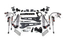 BDS 6 Inch Lift Kit w/ Radius Arm | FOX 2.5 Performance Elite Coil-Over Conversion | Ford F250/F350 Super Duty (17-19) 4WD | Diesel suspension system components laid out