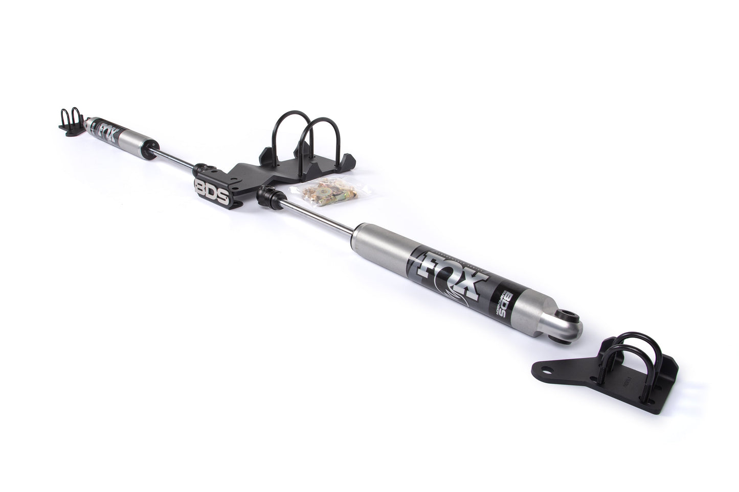 BDS Suspension BDS Dual Steering Stabilizer Kit w/ FOX 2.0 Performance Shocks for 2005-24 Ford F250/F350 Super Duty 4WD