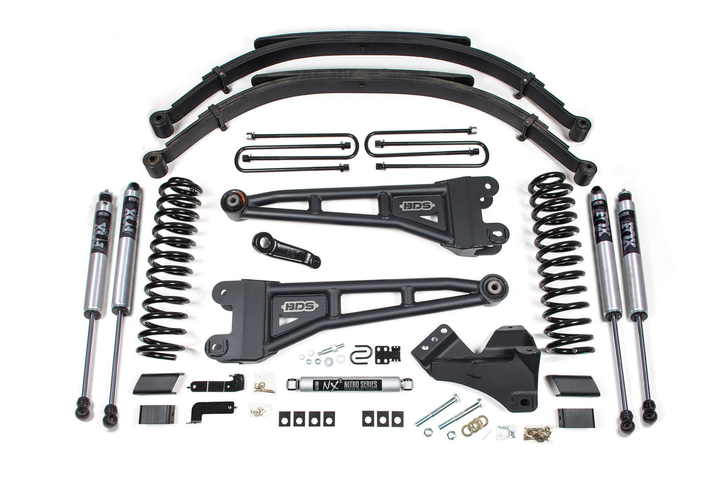 BDS 5 Inch Lift Kit w/ Radius Arm | Ford F250/F350 Super Duty (23-24) 4WD | Diesel