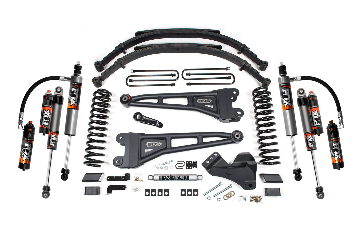 BDS Suspension BDS 5 Inch Lift Kit w/ Radius Arm | Ford F250/F350 Super Duty (23-24) 4WD | Diesel heavy-duty shocks springs and hardware
