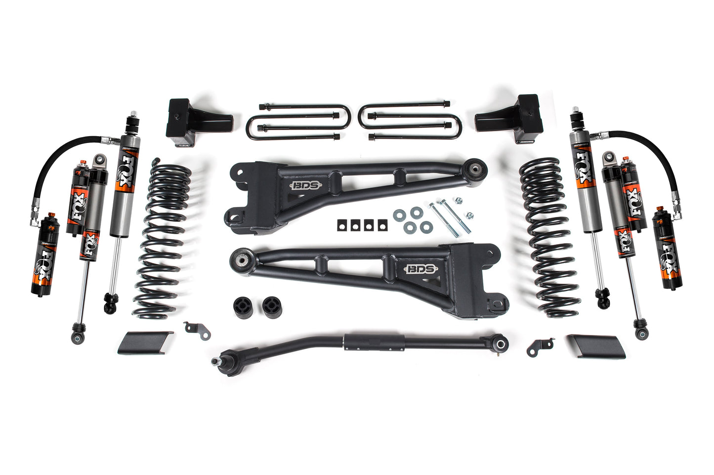 BDS Suspension BDS 2.5 Inch Lift Kit w/ Radius Arm | Ford F250/F350 Super Duty (17-19) 4WD Diesel with FOX shocks and coil springs