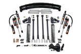 BDS Suspension BDS 5 Inch Lift Kit w/ 4-Link | Ford F250/F350 Super Duty (20-22) 4WD gas components including shocks and coil springs