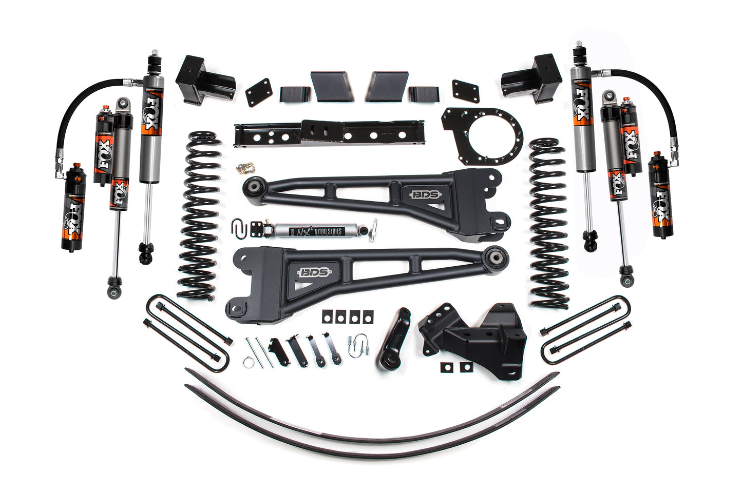BDS Suspension BDS 7 Inch Lift Kit w/ Radius Arm | Ford F250/F350 Super Duty (20-22) 4WD | Diesel with heavy-duty shocks springs hardware