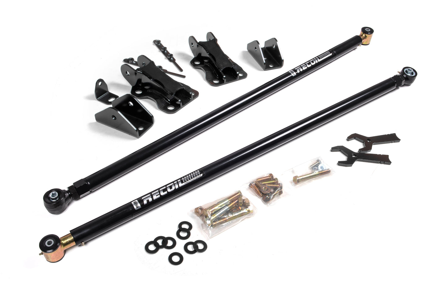 BDS Suspension BDS Recoil Traction Bar Kit | Ford F250/F350 Super Duty (17-24) with 4.5 in axle heavy-duty components