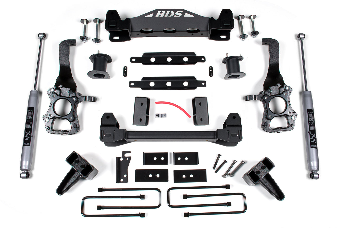 BDS Suspension BDS 6 Inch Lift Kit | Ford F150 (15-20) 2WD heavy-duty steel components with shocks and hardware