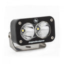 Baja Designs LED Work Light Clear Lens Spot Pattern Each S2 Sport with dual LEDs and stainless steel adjustable mounting bracket