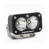 Baja Designs LED Work Light Clear Lens Spot Pattern Each S2 Sport with dual LEDs and stainless steel adjustable mounting bracket