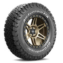 17” Tires Bundle – Set of 4 Nitto all-terrain tires mounted on bronze heavy-duty alloy wheels for 2003-2024 Toyota 4Runner