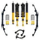 Old Man Emu Nitro+ 2-3 inch Lift Kit for Tacoma (16-23) RWD with heavy-duty coilovers, leaf springs, and control arms