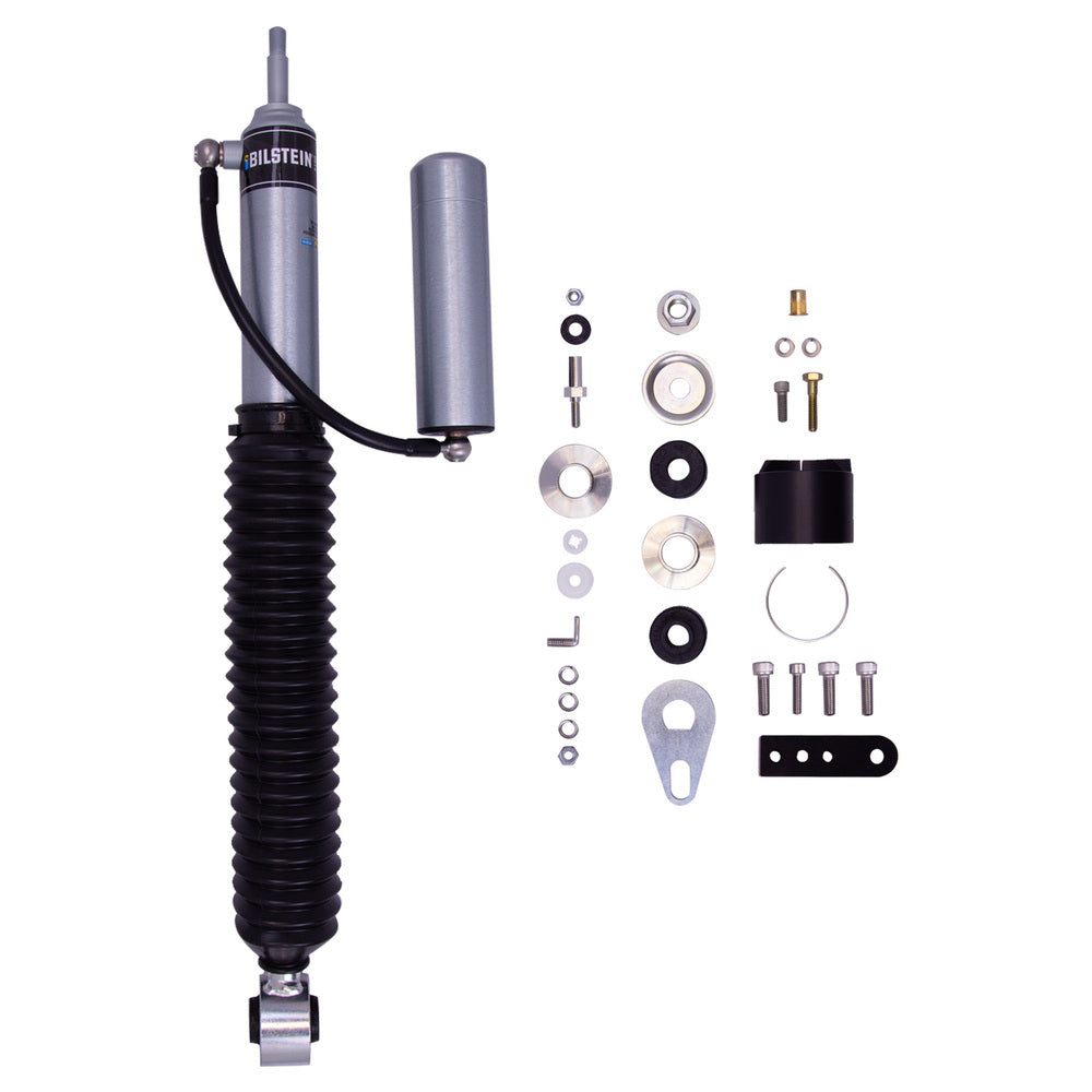 Bilstein B8 5160 Rear Shock Absorber bil25-325096 monotube gas with remote reservoir and mounting hardware for Toyota 4Runner 03-23, Lexus GX460 10-23, GX470 03-09