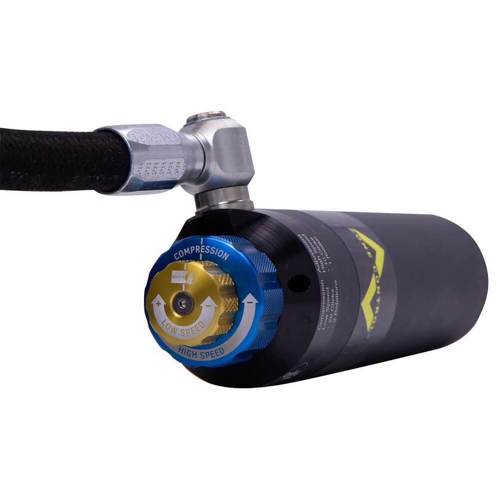 B8 8112 ((ZoneControl CR DSA+) Front Left Coilover bil41-319574 for Toyota Tacoma 05-23 heavy-duty adjustable remote reservoir shock by Bilstein
